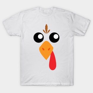 Turkey Face thanksgiving family matching awesome celebrate T-Shirt